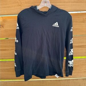 Boys’ ADIDAS long sleeve Tshirt with hood